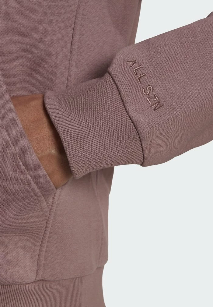 Adidas Performance Zip-up Sweatshirt - Brown 8 Adidas Performance Zip-up Sweatshirt - Brown - Image 6