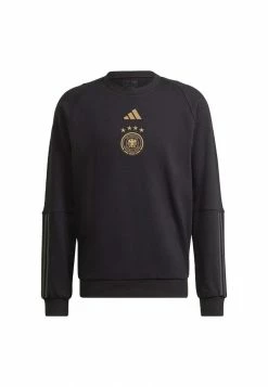 Adidas Performance DEUTSCHLAND DFB COTTON MIX CREW - Sweatshirt - Black -adidas Performance Shop ade8bf32856243c1bed89fd752bbe8dc