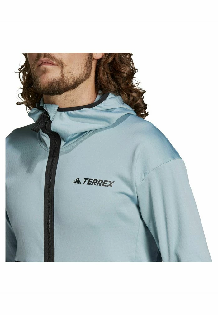 Adidas Performance Fleece Jacket - Grey 4 Adidas Performance Fleece Jacket - Grey - Image 2