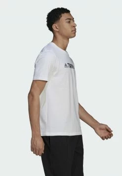Adidas Performance TX LOGO - Print T-shirt - White -adidas Performance Shop ae21dc97297b4529831798854c652808