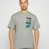 Adidas Performance Print T-shirt - Medium Grey Heather -adidas Performance Shop ae5f48cf49be4e24944246ad91f4aeac
