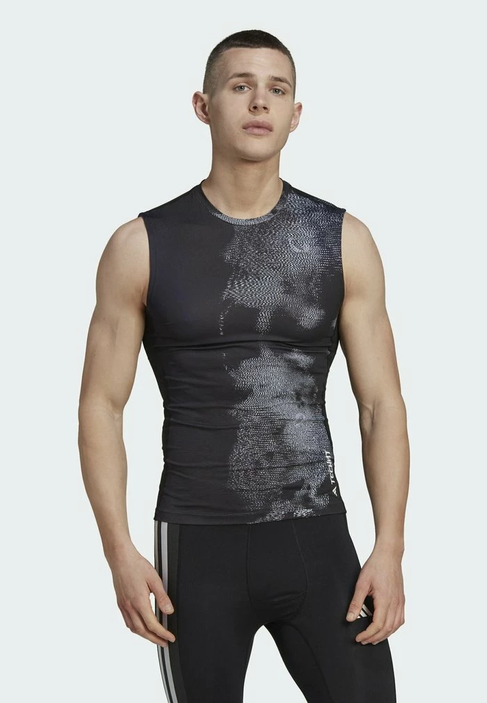 Adidas Performance TECHFIT - Top - Black 3 Adidas Performance TECHFIT - Top - Black
