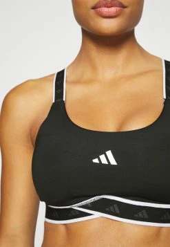 Adidas Performance Medium Support Sports Bra - Black -adidas Performance Shop af57513cd57d460eb5a5cb39f26c5f32
