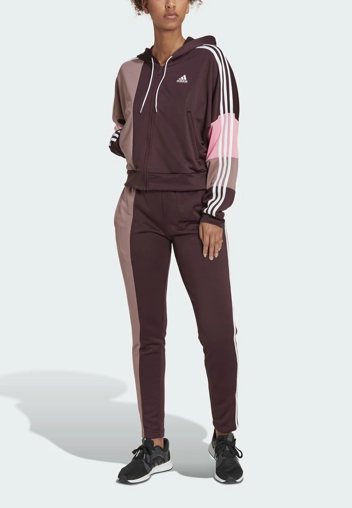 Adidas Performance BOLD BLOCK - Tracksuit - Steel 3 Adidas Performance BOLD BLOCK - Tracksuit - Steel