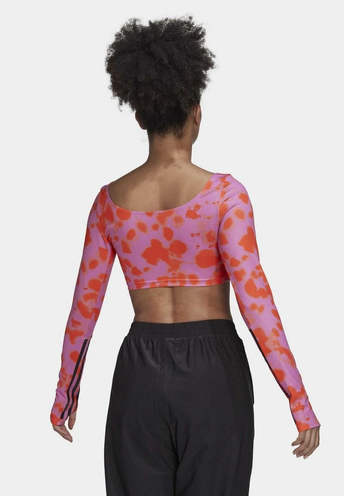 Adidas Performance HYPERGLAM CUT - Long Sleeved Top - Pulse Lilac Black 4 Adidas Performance HYPERGLAM CUT - Long Sleeved Top - Pulse Lilac Black - Image 2