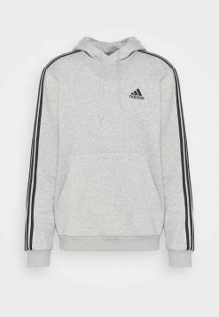 Adidas Performance 3 STRIPES ESSENTIALS - Hoodie - Medium Grey Heather/black 10 Adidas Performance 3 STRIPES ESSENTIALS - Hoodie - Medium Grey Heather/black -adidas Performance Shop b04b7d51a2a84f15a4cba45816acc118