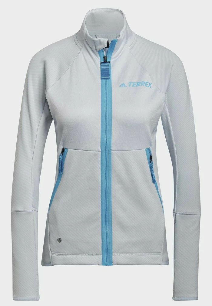 Adidas Performance TERREX TECH - Zip-up Sweatshirt - Blue 12 Adidas Performance TERREX TECH - Zip-up Sweatshirt - Blue - Image 10