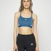 Adidas Performance Light Support Sports Bra - Altered Blue/white -adidas Performance Shop b0ee57a7191d4b908dbab82bb69cbff2