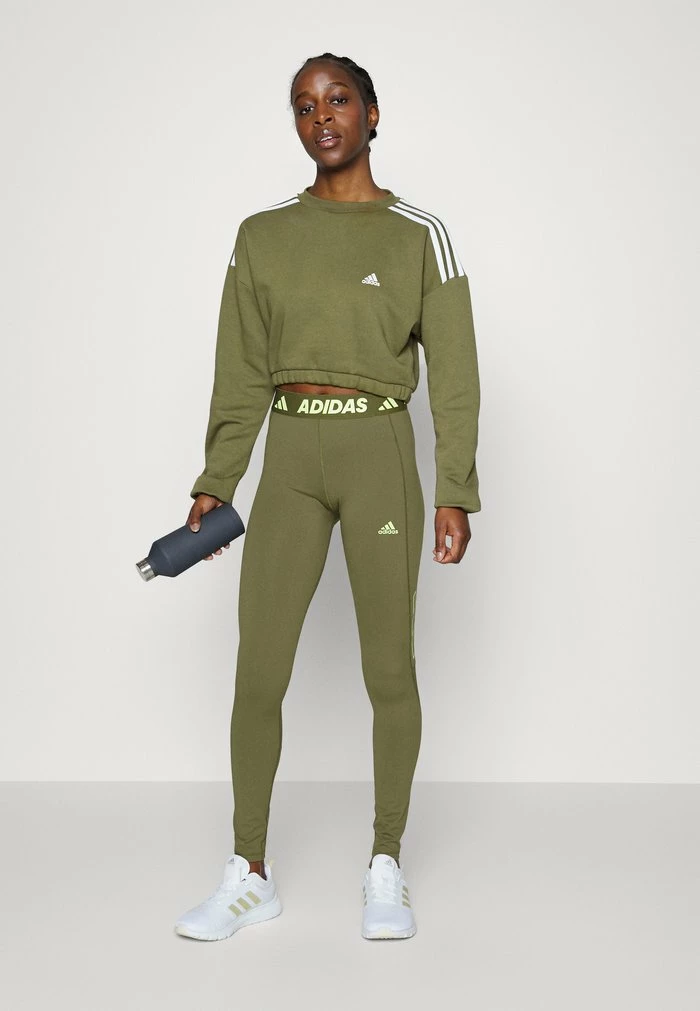 Adidas Performance Leggings - Focus Olive 4 Adidas Performance Leggings - Focus Olive - Image 2