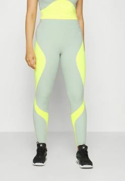 Adidas Performance Leggings - Linen Green/beam Yellow