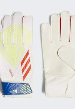 Adidas Performance PREDATOR EDGE GOALKEEPER - Goalkeeping Gloves - White Solar Red Bright Cyan -adidas Performance Shop b19914aaa8014fb5a29d5b7bdb48ff78