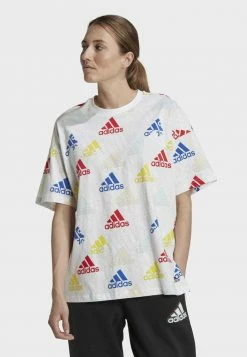 Adidas Performance W BLUV Q3 T B - Print T-shirt - White