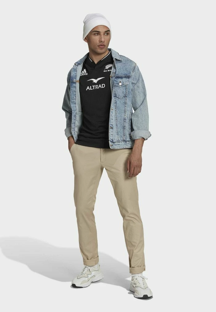 Adidas Performance ALL RUGBY HOME - Print T-shirt - Black 4 Adidas Performance ALL RUGBY HOME - Print T-shirt - Black - Image 2