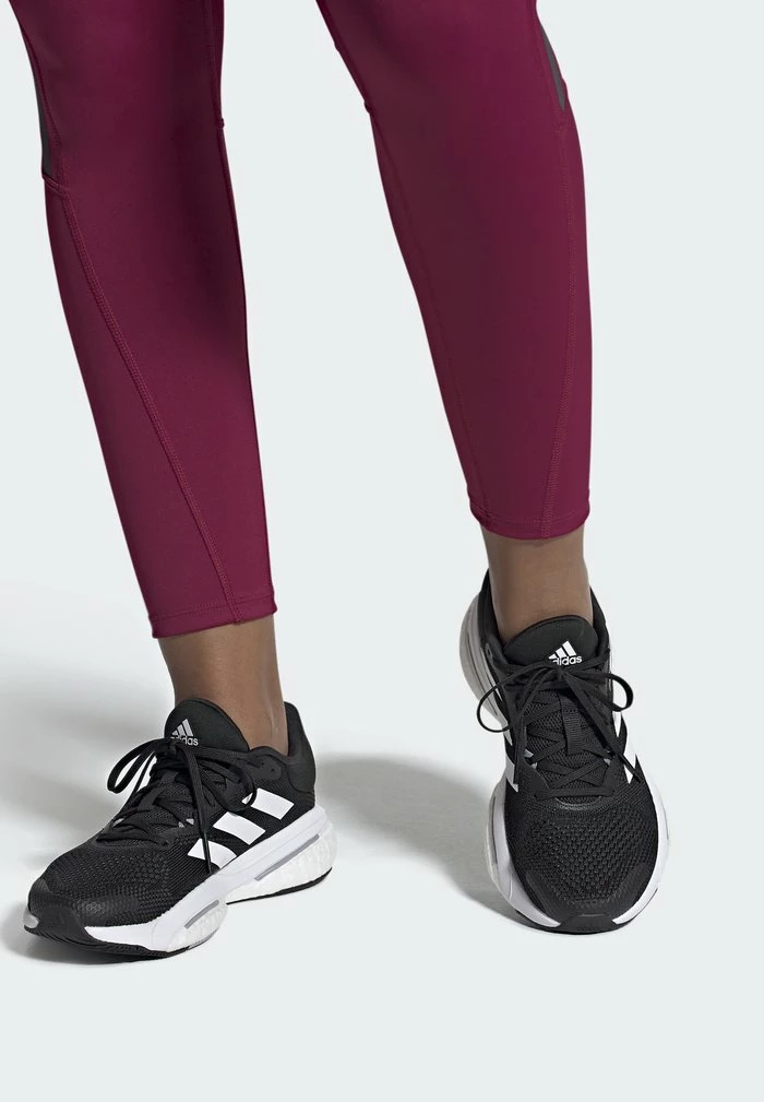 Adidas Performance SOLAR GLIDE WIDE - Neutral Running Shoes - Core Black/ftwr White/grey Six 3 Adidas Performance SOLAR GLIDE WIDE - Neutral Running Shoes - Core Black/ftwr White/grey Six