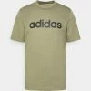 Adidas Performance M LIN SJ T - Print T-shirt - Orbit Green/black -adidas Performance Shop b4de50e22802446c8f16a36158ec87ad