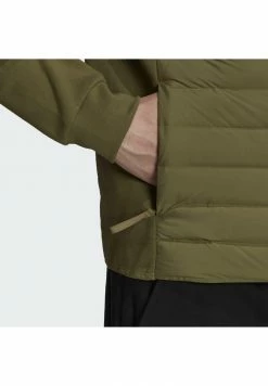 Adidas Performance VARILITE HYBRID - Down Jacket - Green -adidas Performance Shop b4e2ba46dc054bba9050606567411c55