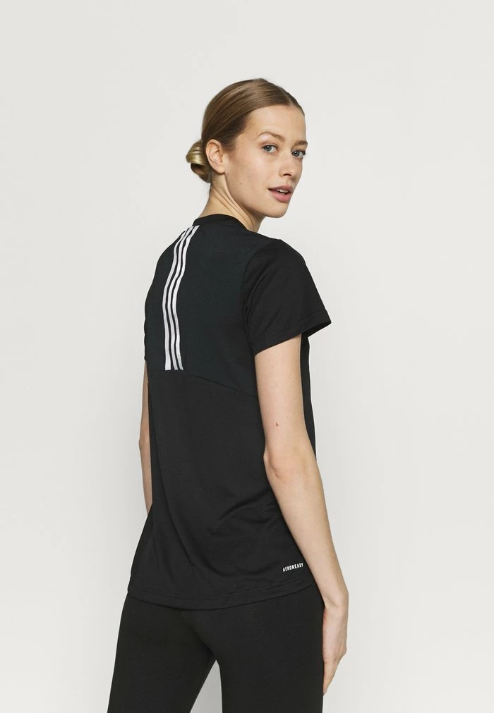 Adidas Performance Print T-shirt - Black/white 5 Adidas Performance Print T-shirt - Black/white - Image 3