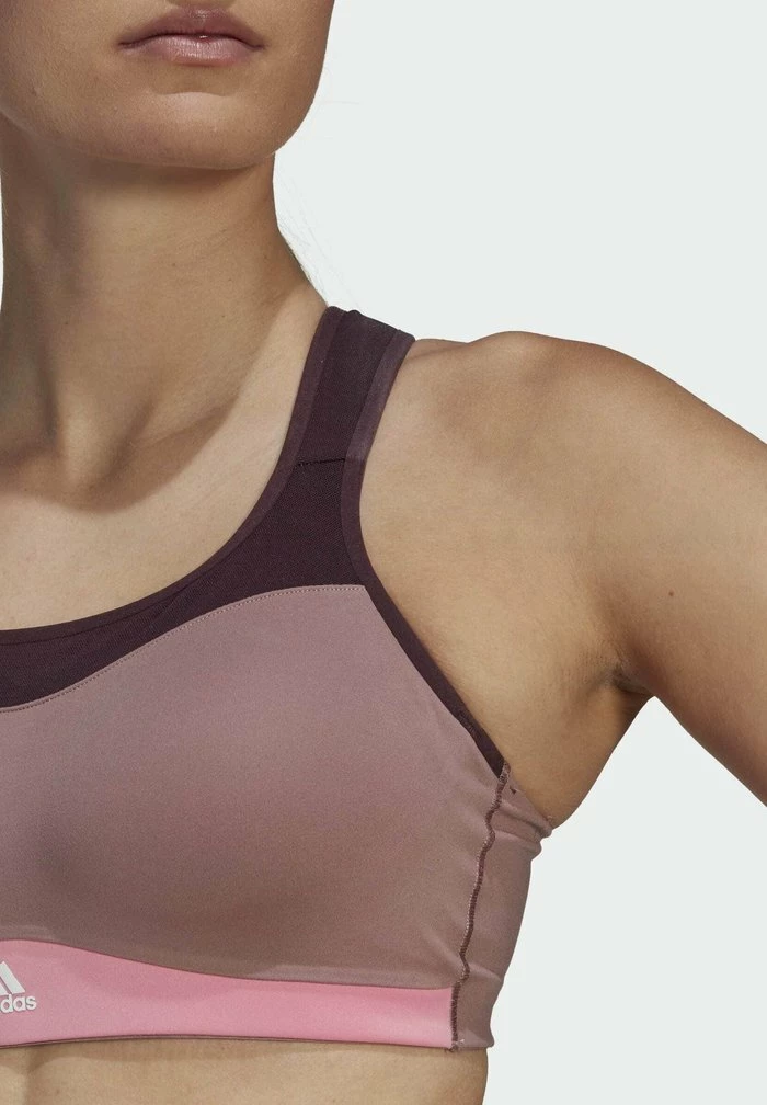 Adidas Performance High Support Sports Bra - Brown 7 Adidas Performance High Support Sports Bra - Brown - Image 5