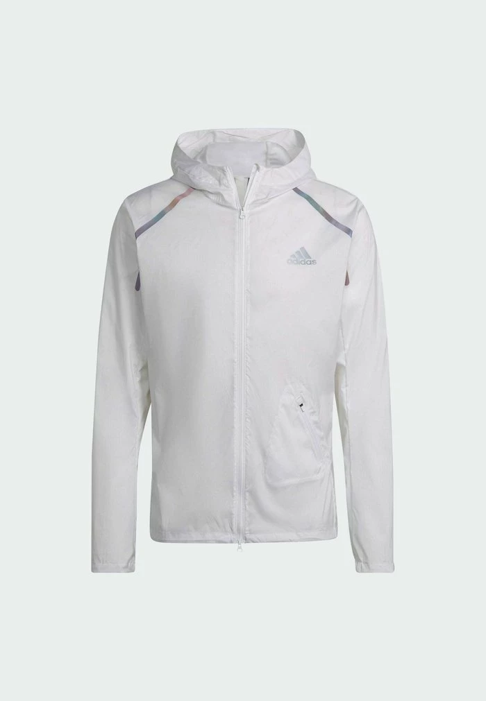 Adidas Performance MARATHON JKT - Running Jacket - White 11 Adidas Performance MARATHON JKT - Running Jacket - White - Image 9