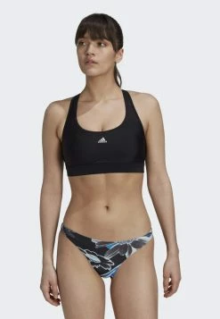 Adidas Performance POSITIVISEA HERO - Medium Support Sports Bra - Black -adidas Performance Shop b70b4898885f4c6a94059824db537f6d
