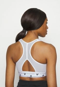 Adidas Performance Medium Support Sports Bra - White -adidas Performance Shop b73222f3e46343449cbf7f0c1377e3ad