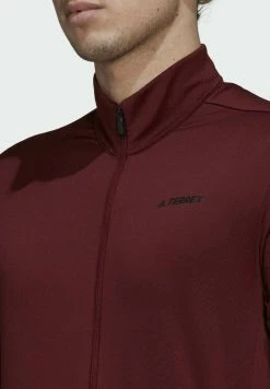 Adidas Performance MT FULL - Zip-up Sweatshirt - Burgundy -adidas Performance Shop b7d473466d94436aa575c097b5b4313f