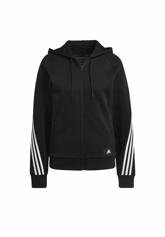 Adidas Performance FUTURE ICONS - Zip-up Sweatshirt - Black 8 Adidas Performance FUTURE ICONS - Zip-up Sweatshirt - Black - Image 6