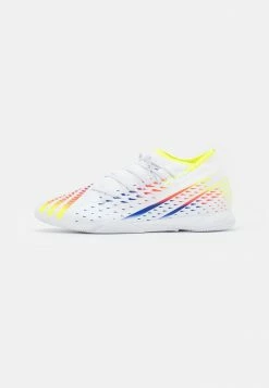 Adidas Performance PREDATOR EDGE.3 IN - Indoor Football Boots - Footwear White/solar Yellow/power Blue