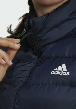 Adidas Performance ESSENTIALS FOUNDATION - Waistcoat - Blue -adidas Performance Shop b8317fdfdeda42219caff93f0615b08f