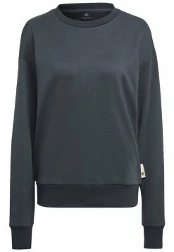 Adidas Performance STUDIO LOUNGE LOOSE - Sweatshirt - Grey -adidas Performance Shop b897fbe027ed49889dc5a32a77a940c1