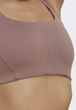 Adidas Performance BRA - Medium Support Sports Bra - Brown -adidas Performance Shop b8b45d9ce2c942419ce35c825e1f7df4