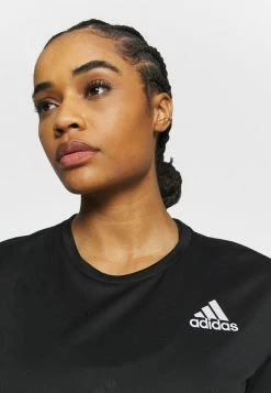 Adidas Performance P.BLUE TEE - Print T-shirt - Black/silver -adidas Performance Shop b8f2839a9e4448be93b7910387c8e860