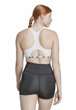 Adidas Performance HYPERGLAM NURSING BRA - Medium Support Sports Bra - White -adidas Performance Shop ba2fe9b6146b405192a0389641f1b420