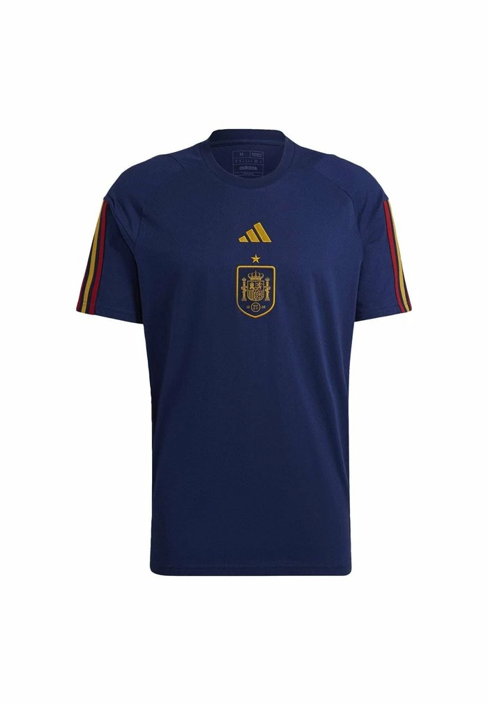 Adidas Performance SPAIN FEF 22 TRAVEL TEE - National Team Wear - Blue 9 Adidas Performance SPAIN FEF 22 TRAVEL TEE - National Team Wear - Blue - Image 7