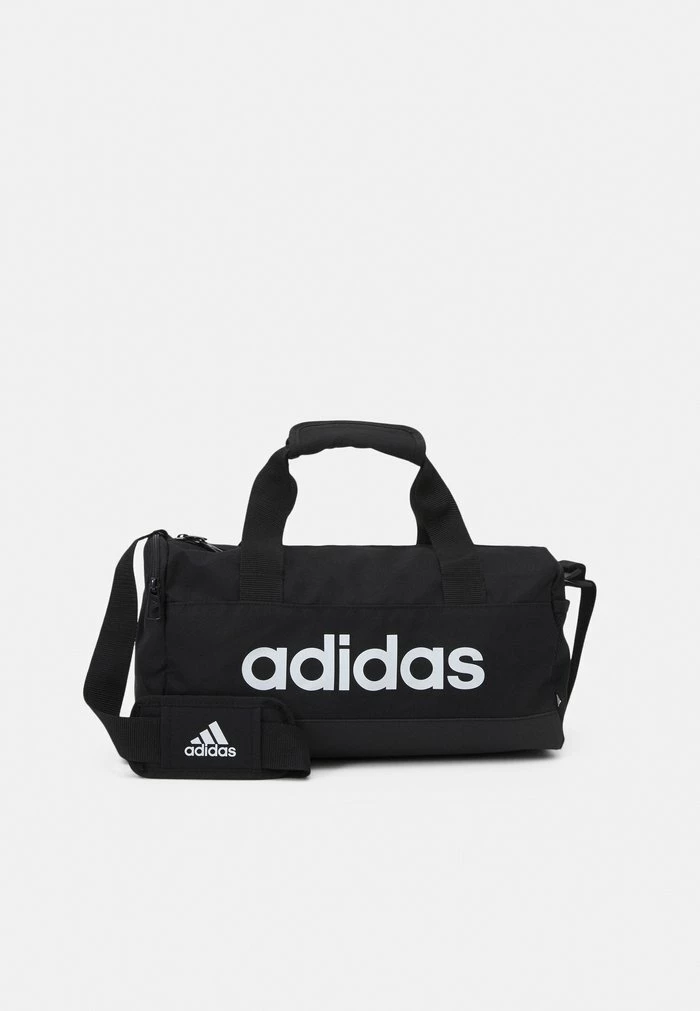 Adidas Performance LINEAR DUF XS UNISEX - Sports Bag - Black/white 4 Adidas Performance LINEAR DUF XS UNISEX - Sports Bag - Black/white - Image 2
