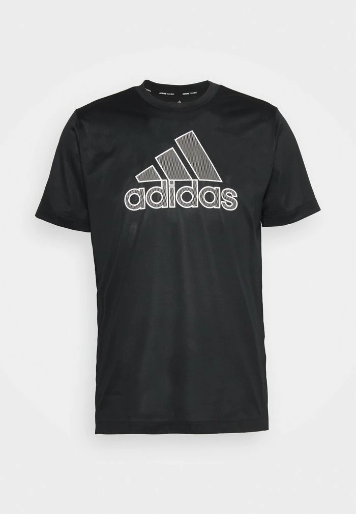 Adidas Performance BOS TEE - Print T-shirt - Black 8 Adidas Performance BOS TEE - Print T-shirt - Black - Image 6