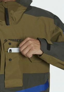 Adidas Performance XPLORIC RAIN HIKING TECHNICAL RAIN - Waterproof Jacket - Green -adidas Performance Shop bb339d7b43ee49c6ae752f998c579db6