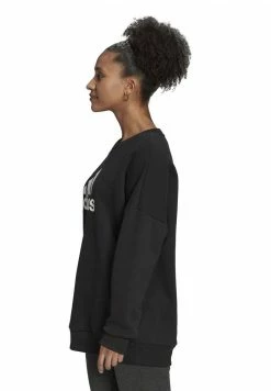 Adidas Performance W FI BOS CREW - Sweatshirt - Black -adidas Performance Shop bb3e05abc60e468da577619308ceb5f0