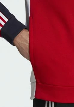 Adidas Performance ESSENTIALS COLORBLOCK FLEECE - Hoodie - Blue -adidas Performance Shop bbcdb0ccc6c448b88792ab7a74ea52c5