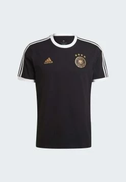 Adidas Performance DEUTSCHLAND DFB DNA 3S TEE - National Team Wear - Black White -adidas Performance Shop bbe3e5b2f0d7472eb8474453549ab546