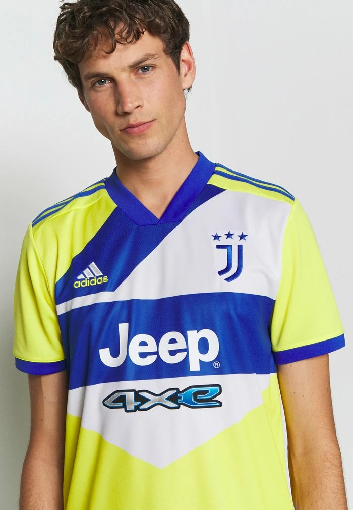 Adidas Performance JUVENTUS TURIN 3 - Club Wear - Shock Yellow/hi Res Blue 6 Adidas Performance JUVENTUS TURIN 3 - Club Wear - Shock Yellow/hi Res Blue - Image 4