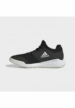 Adidas Performance COURT TEAM BOUNCE INDOOR SHOES - Handball Shoes - Core Black/ftwr White/silver Met.