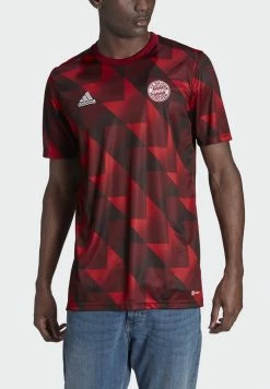 Adidas Performance FC BAYERN MÜNCHEN 22 PREMATCH SHIRT - Club Wear - Red/bordeaux/black
