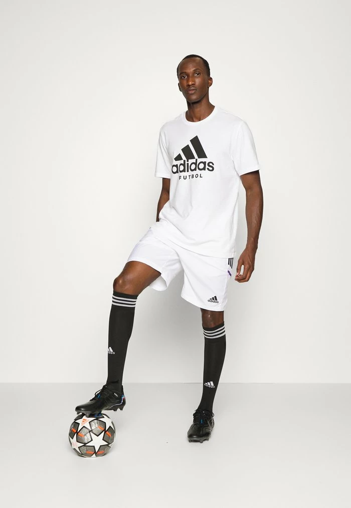 Adidas Performance REAL MADRID SHORT - Sports Shorts - White 4 Adidas Performance REAL MADRID SHORT - Sports Shorts - White - Image 2