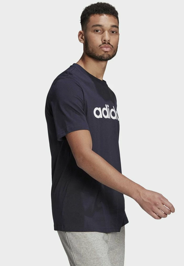 Adidas Performance M LIN SJ T - Print T-shirt - Legend Ink 5 Adidas Performance M LIN SJ T - Print T-shirt - Legend Ink - Image 3