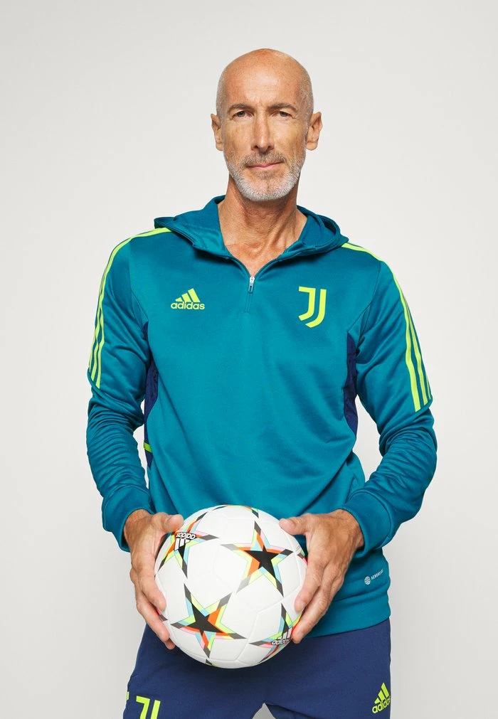 Adidas Performance JUVENTUS TURIN HOODY - Club Wear - Turquoise 6 Adidas Performance JUVENTUS TURIN HOODY - Club Wear - Turquoise - Image 4