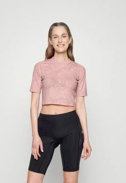 Adidas Performance RNFAST TEE - Sports T-shirt - Mauve/magic Mauve