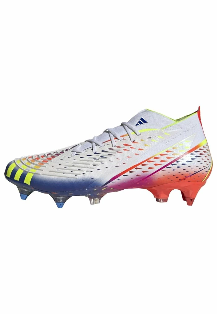 Adidas Performance PREDATOR EDGE - Screw-in Stud Football Boots - Cloud White Solar Yellow Power Blue 4 Adidas Performance PREDATOR EDGE - Screw-in Stud Football Boots - Cloud White Solar Yellow Power Blue - Image 2