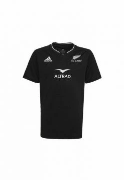Adidas Performance ALL BLACKS RUGBY HOME - Sports T-shirt - Black