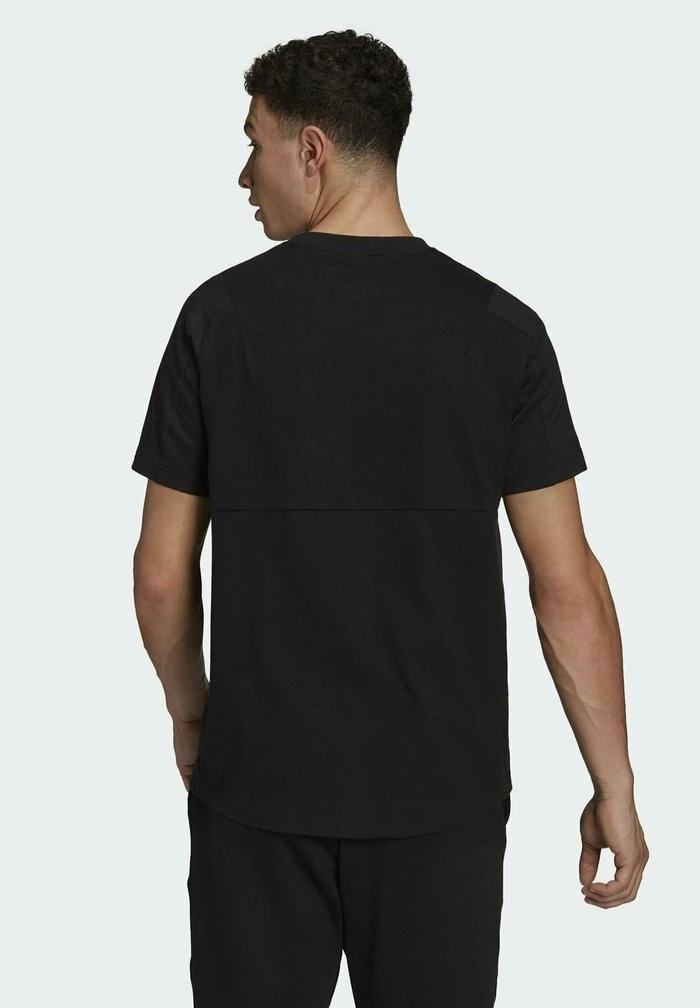 Adidas Performance GAMEDAY - Basic T-shirt - Black 4 Adidas Performance GAMEDAY - Basic T-shirt - Black - Image 2